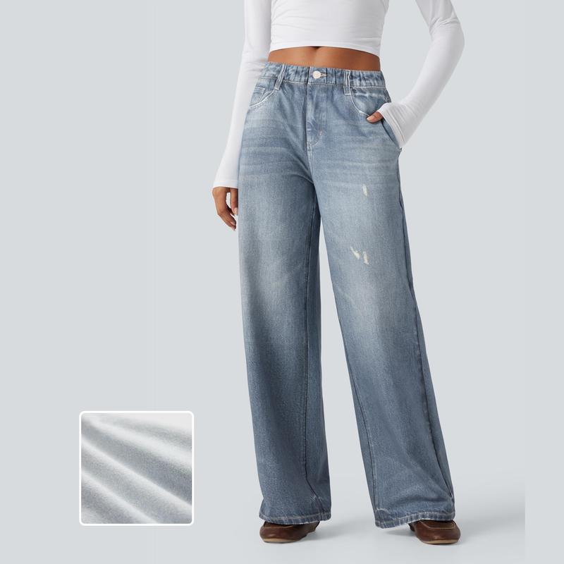 SoftEase Denim Lounge Pants - Lounge
